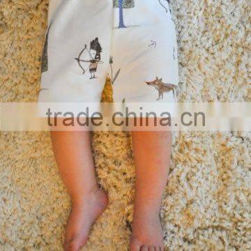 Organic Baby Leggings Shorts, Baby Shorts, Toddler Shorts, Baby Leggings ,woodland, Boy Shorts, Fox, Arrows, Forest, Indian, photo-4