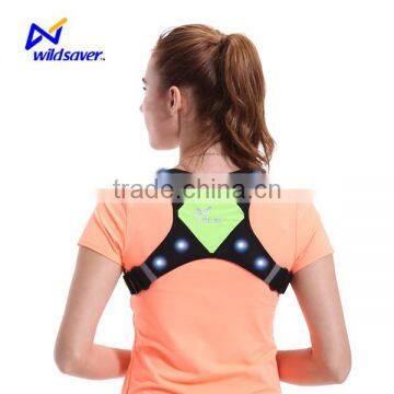 New design hi vis LED safety women cycling wear