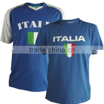 Football T-shirt Uefa Italian Italy Mens