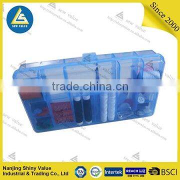 Transparent pp Material Complete Sewing Kit Case Wih Garment Accessories photo-6