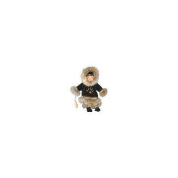 9 Porcelain Eskimo Doll