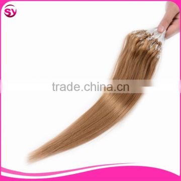 China Hair Manufacturer Cheap Brazilian Micro Bead Human Hair Extensions