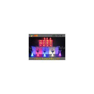 IP56 LED Lighting Furniture Outdoor Bars Table Set With RGB Lighting