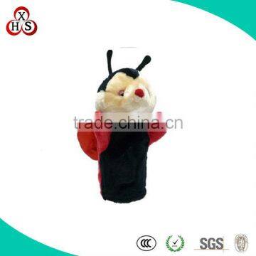 knitted hand puppets,plush bee hand puppet