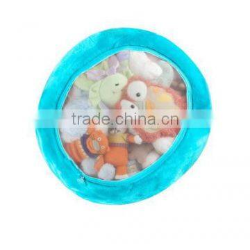 100% polyester various colour Animal Bag Stuffed Animal Toy Storage