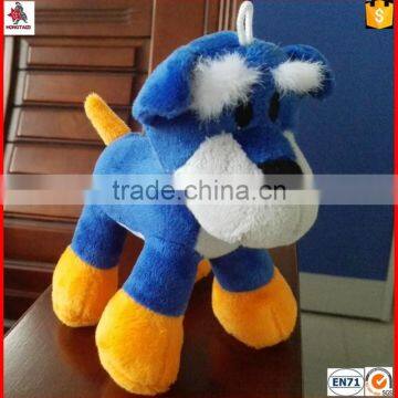 10cm Custom Stuffed Plush Dog Toy With Hanger Rope