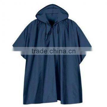 Polyester Blue Poncho