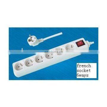 electrical power strip for France socket european style
