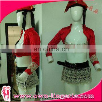 sexy one set pirate costume carnival costume adult girl costume