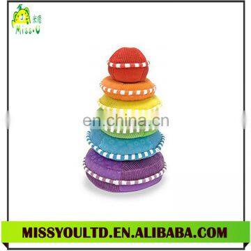 Soft Rainbow Stacker Educational Toy