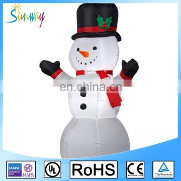 SUNWAY Inflatable Christmas Snowman Popular Inflatable Balloon Snowman for Christmas