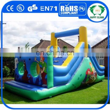 HI toys pvc material cheap inflatable obstacle course