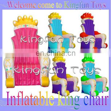 New inflatable king chair for party