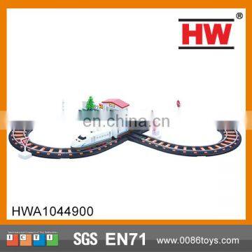 Interesting slot cars electric train track toys battery operated toy train