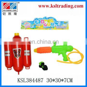 kids plastic backpack pumping water gun