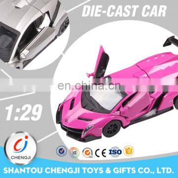 Custom 1:29 scale model miniature metal die cast toy car