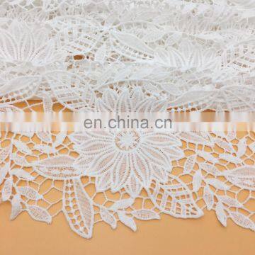 OLF PY3048 flower design beautiful cycle design milk poly japanese lace fabric