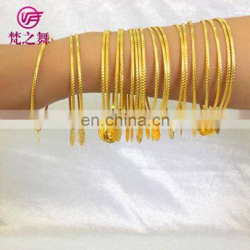 Wholesale gold coins belly dance bracelet bangle jewelry P-9043#