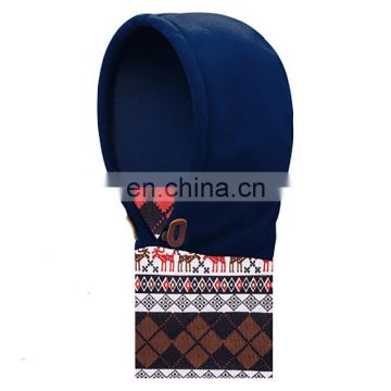 2017 New design Outdoor winter ski face mask fleece balaclava neck warmer hat for kids