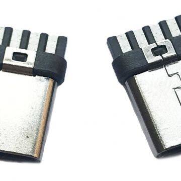 Cheap and High Quality 4 Pins Type C Plug USB Connector Made by Copper Alloy and PBT Used for Data Cable photo-5