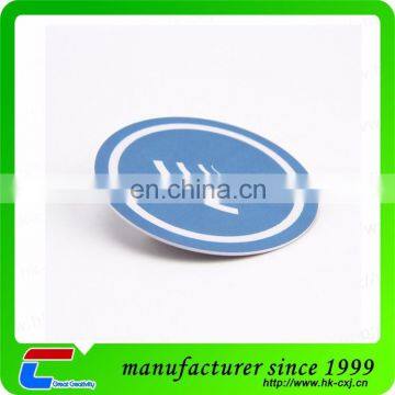 HF custom design full printing self adhesive rfid tag sticker label,nfc tag