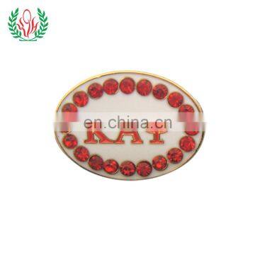 China manufacturer copper round with a cross cufflink