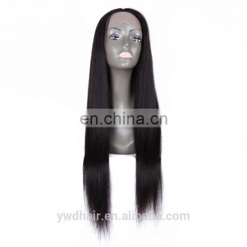 Grade 7A Virgin Hair human lace front wigs With baby hair Virgin Brazilian Straight Glueless Lace Front Wig