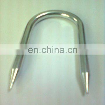 construction earth steel rebar nail for tent, U nail,large steel nail