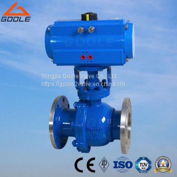 Pneumatic Actuated Flanged Floating Cutting-off Ball Valve (GZSHO)