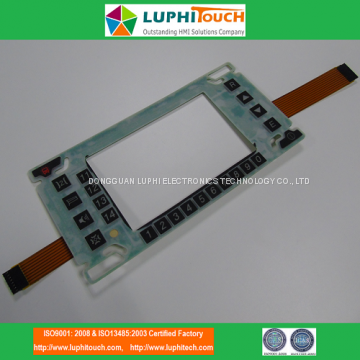 Жесткий печатный контактный плат (PCB) Цифровой кабель (FPC) Резиновая клавиатура Переключатель