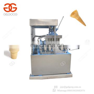 Easy Operation Snow Pizza Cone Making Production Line Ice Cream Waffle Cone Maker