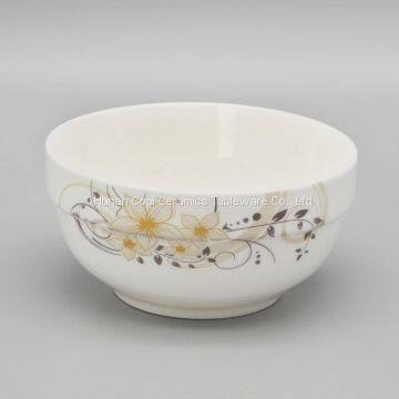 Simple Color High Quality Wholesale Factory Price Rice Ceramic Bowl