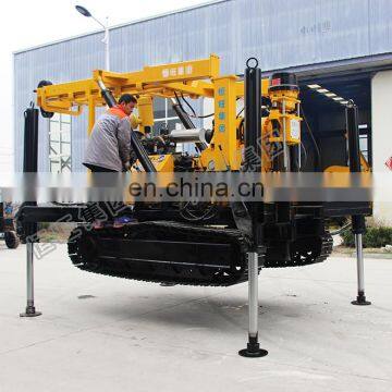 Crawler-type mining protecting drilling rig ,mountainous depth water well drilling machine used on tracked