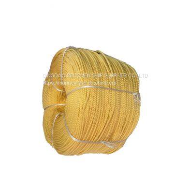 RECOMEN hot seller 12mm 14 mm  3 strand nylon rope 3 strand 30mm polypropylene mooring rope