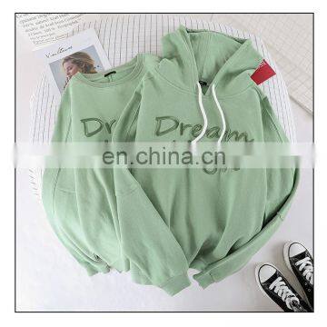 Hot Wholesale Fashion Ladies Girls Women's Embroidery Casual Oversized Hoodie photo-2