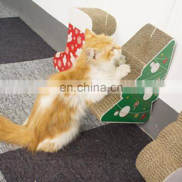Wholesale Turbo Cat Scratch Corrugated Paper Cube Goods Cardboard Board Scratcher Scratching Pad Cat Products Wall Toy For Cat photo-2
