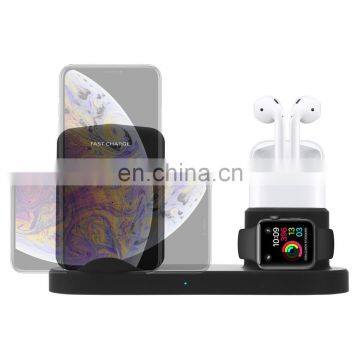 Fast Charging With Charging Dock Wireless Charger Stand for Mobile Phones and Smart Watch photo-2