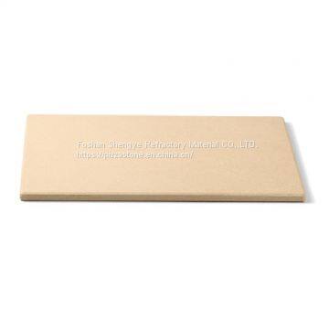 BBQ Rectangular Rectangle Square Round Black White Cordierite Ceramic Pizza Oven Baking Cooking Grilling Refractory Pizza Stone photo-4