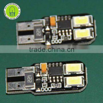 White T10 168 194 W5W Wedge 4smd with strobe canbus 5630 LED Car Light Bulbs