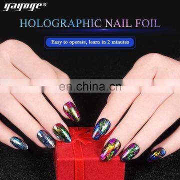 Star Sky Nail Stickers Colorful Nail Art Foil Sticker Transfer Sticker photo-3