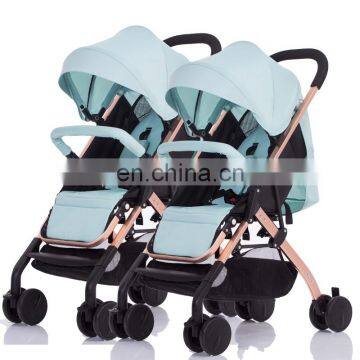 Good China Manufacturer Wholesale Cheap Price Easy Foldable Twin Baby Stroller Made in China