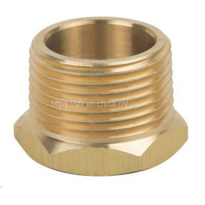 Copper Thread Npt Hex. Bushing /  Male X Female Hydraulic Bushing / Hardware