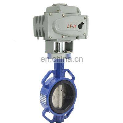 Bundor electric butterfly valve wafer butterfly valve universal butterfly valve