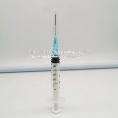 Disposable 2/2.5ml Medical Syringe with 0.6mm Needle Eo Sterial