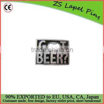 Custom quality Belt Buckle with bottle opener