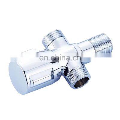 Ceramic Toilet Angle Valve Stainless Iron Material ABS Handle Quick Open Angle Valve With Brass Core Iron Rod