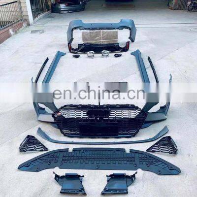 Последнее обновление - боди-кит. Передний бампер, обновленный до стиля RS7 C8 для деталей автомобиля Audi A7 C8 2019 - 2021 годов photo-4