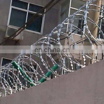 Hot Dipped Galvanized Low Price Blade Barbed Wire Concertinarazor Wire