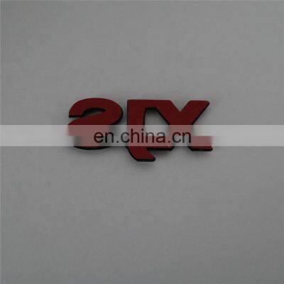 Plastic Custom Letter Car Body Decoration Car Emblem Badge Sticker