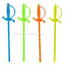 Cocktail garnish picks sword toothpicks barware bamboo skewer picks reusable sword cocktail